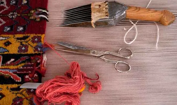 آموزش قالی بافی